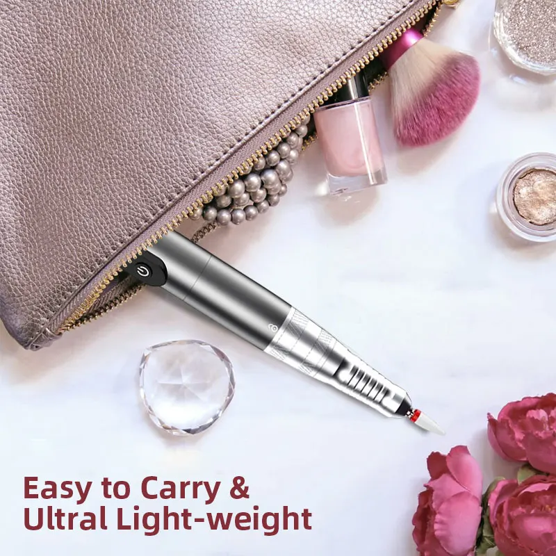 Nail Drill Professional Machine Cordless Electric Manicure Cutter For Nail Repair Designed For Salons Families Gift Giving 6