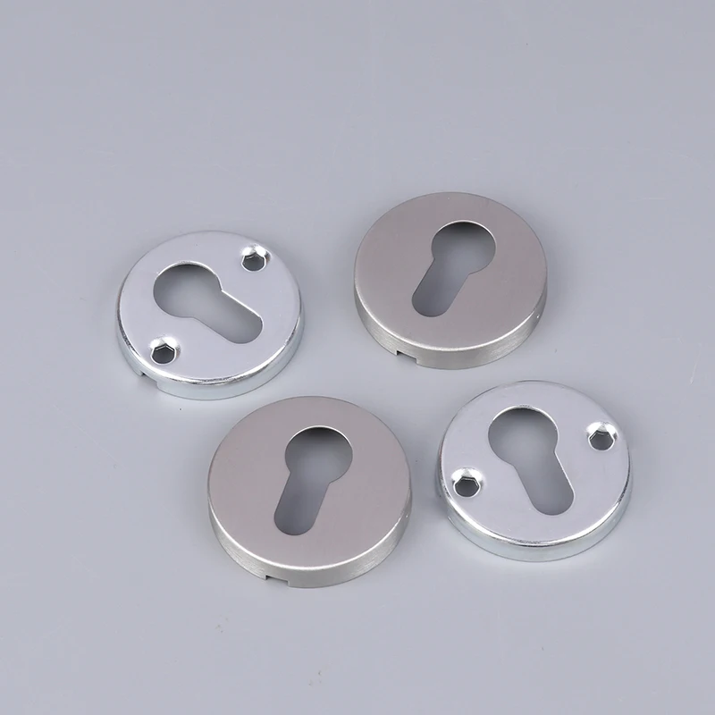 

New 4PC 5.4cm Keyhole Cover Lock Cylinder Escutcheon Round 304 Stainless Steel Corrosion Covers Set Hardware Lock Accessories