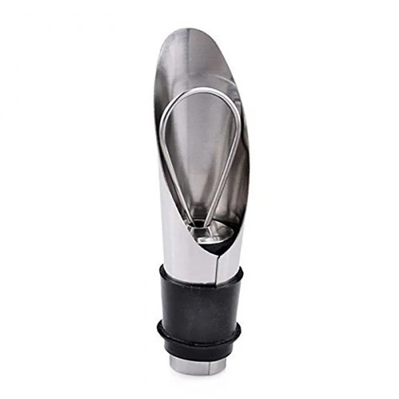 

Stainless Steel Stopper Red Wine Aerator Pour Spout Bottle Decanter Pourer Bartender Tools Soda Bar Counter Alcohol Accessories