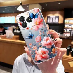 Cover protettivo trasparente in silicone morbido e shockproof alla moda per telefono