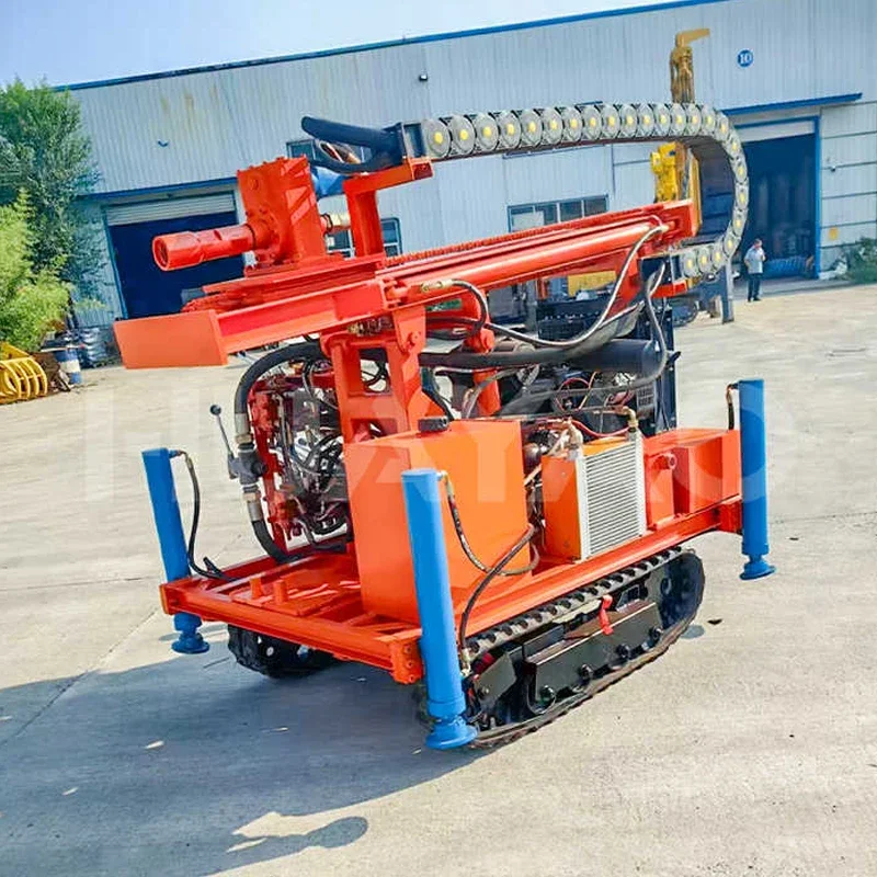 150M Portable Deep Water Well Rig Machines Price Crawler Water Drilling Rig For Sale 6