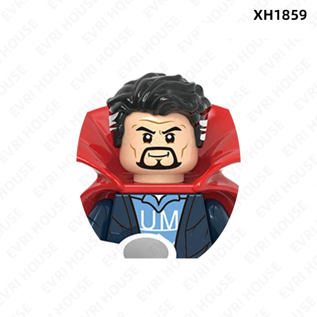 Superhero Strange Multiverse Action Figures Scarlet Witch Mordo Wong Mini Bricks Disney Building Blocks Toys for Children XH1859