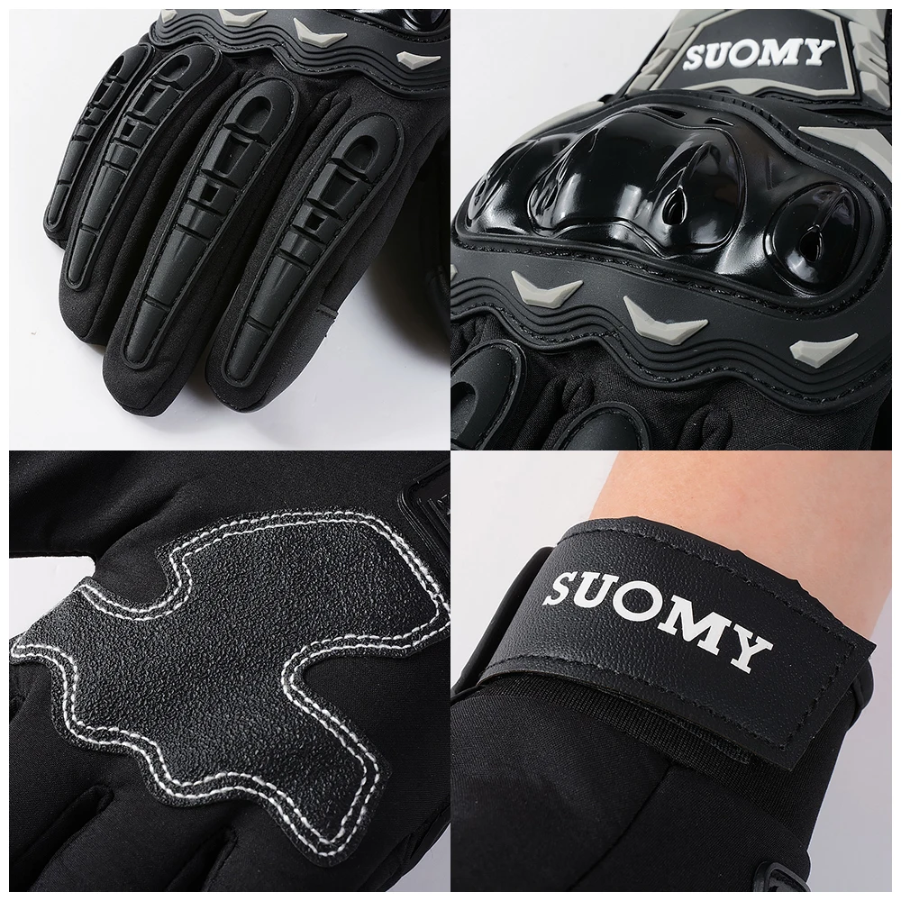 Motorcycle Gloves, Sports Gloves, Winter Gloves, Winter Warm, Spring Autumn, Windproof, Men Women, Motocross Racing, Biker, Touch Function