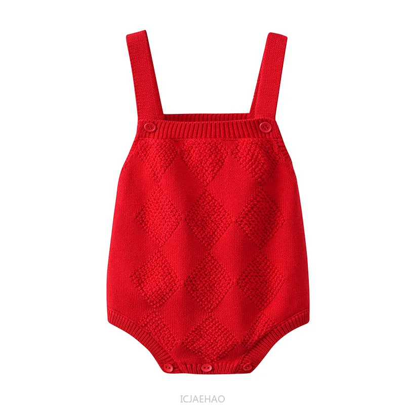 십대 소녀 의류 2025 INS 스타일  소녀 가디건 어린이 봄 가을 축제용 소매 탑 키즈 코스튬 레드 코튼 니트 롱