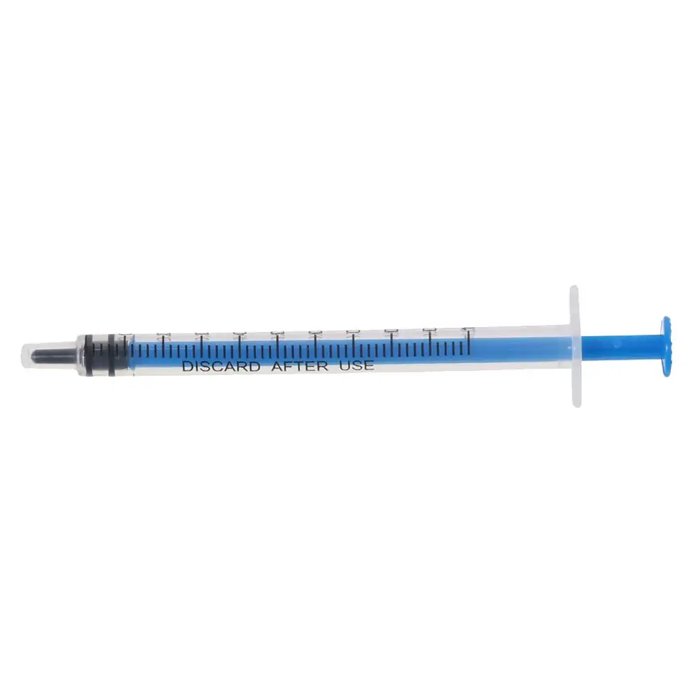 1/12Pcs Durable Transparent 1ml/cc Plastic Syringe Pets Feeding Accessories Measuring Syringe Industrial & Scientific