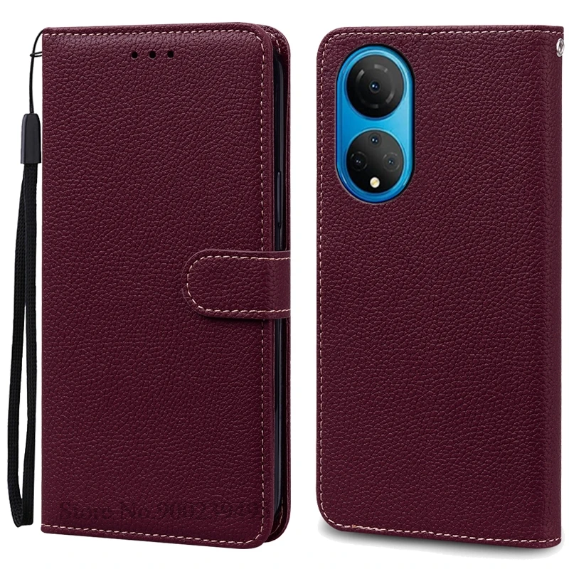 Leather Flip Wallet Case Cover for Honor X7 - Stylish and Protective Phone Case Etui