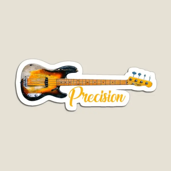 Fender Precision Bass Magnet Magnetic Kids Cute Stickers Home Toy Baby Colorful Frigorifero Holder Per Frigo Organizer Decor