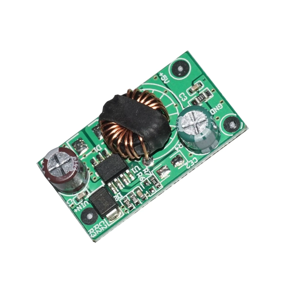 스텝 다운 전원 공급 장치 모듈 DC-DC, DC 8-30V  5V, 2.4A 벅 전원 공급 보드, HX1314G 칩 동기 정류 모듈