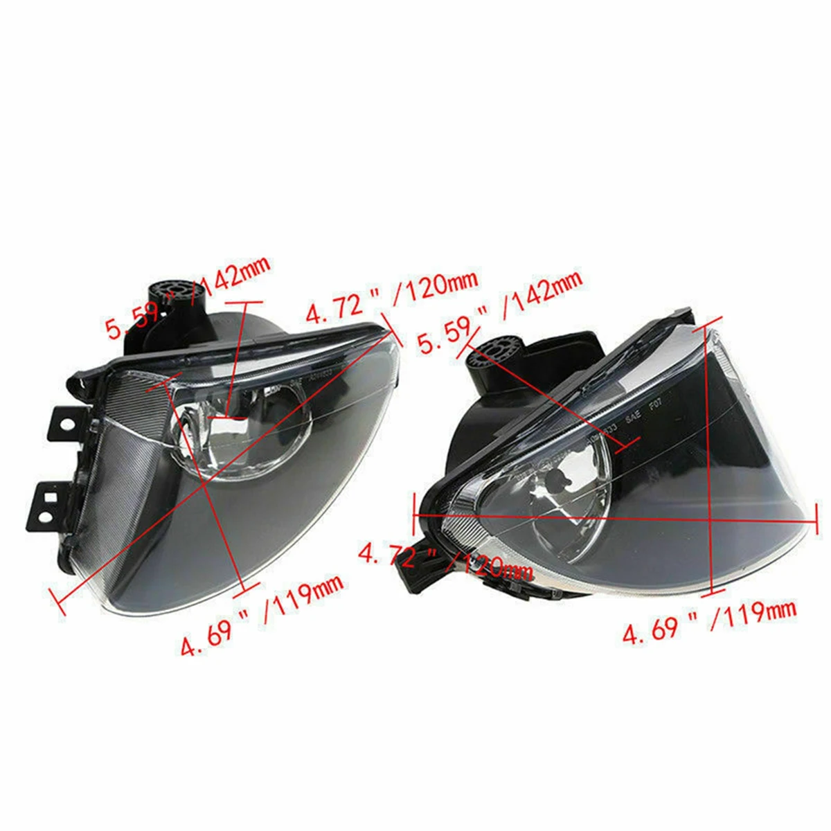 A61M-프론트 범퍼 안개등 램프 63177216885 63177216886 BMW 5 시리즈 F10 F18 520D 520I 523Li 525Li 530Li 2009-2013용