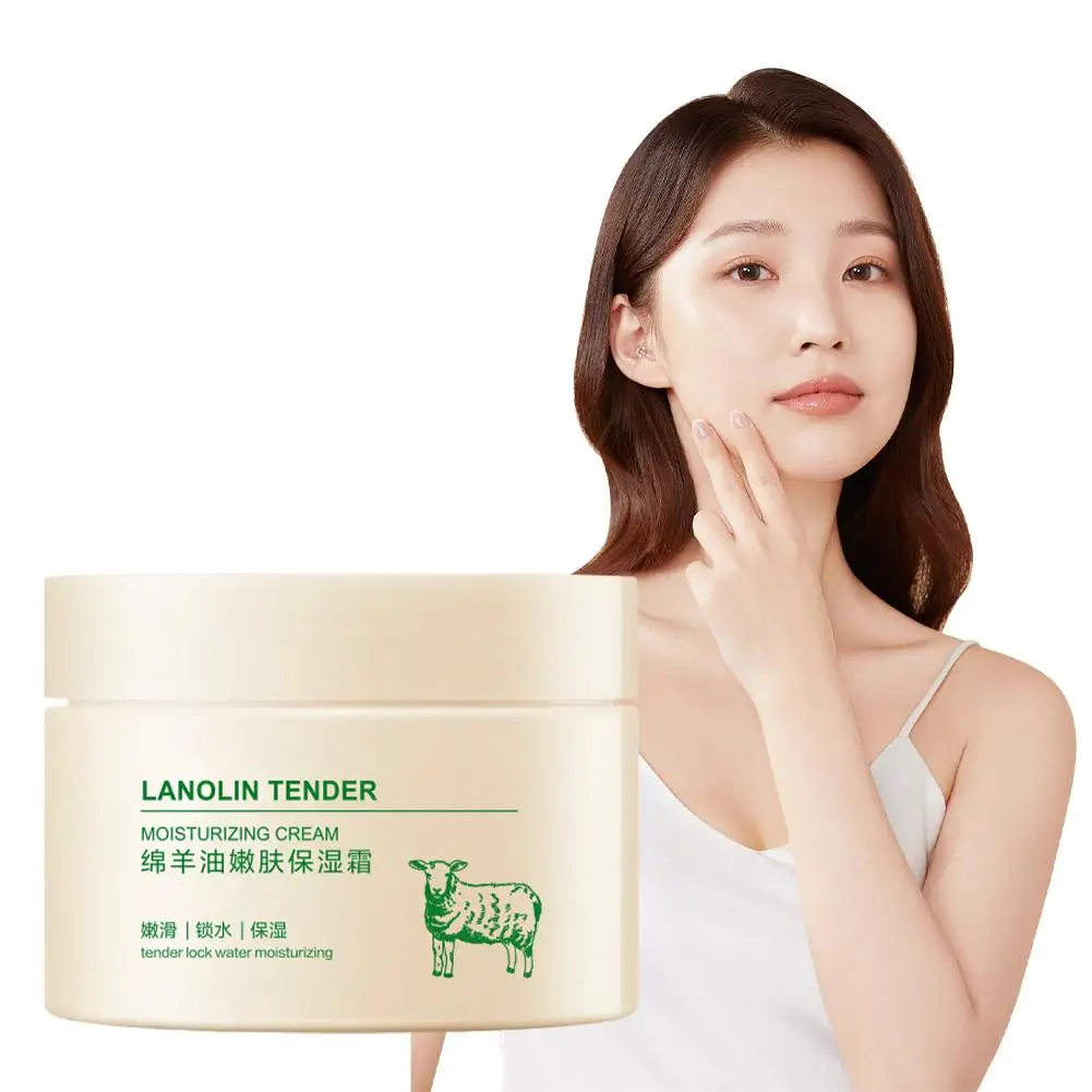 

Face Cream Lanolin Cream Sheep Oil Hydrating Moisturizing Refreshing Not Greasy Smoothing Face Cream Multi Effect Repairing