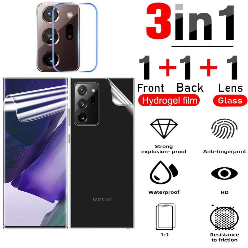 Samsung Galaxy Note 20 Ultra Back Camera Hydrogel 3in1 Front Back
