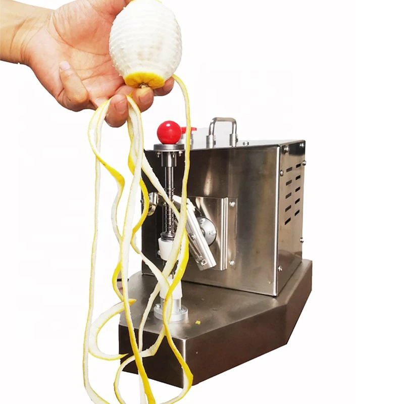 220V Electric Stainless Steel Adjustable Fruit Peeler Peeling Machine For Apple Pear Orange Lemon Green Persimmon 3