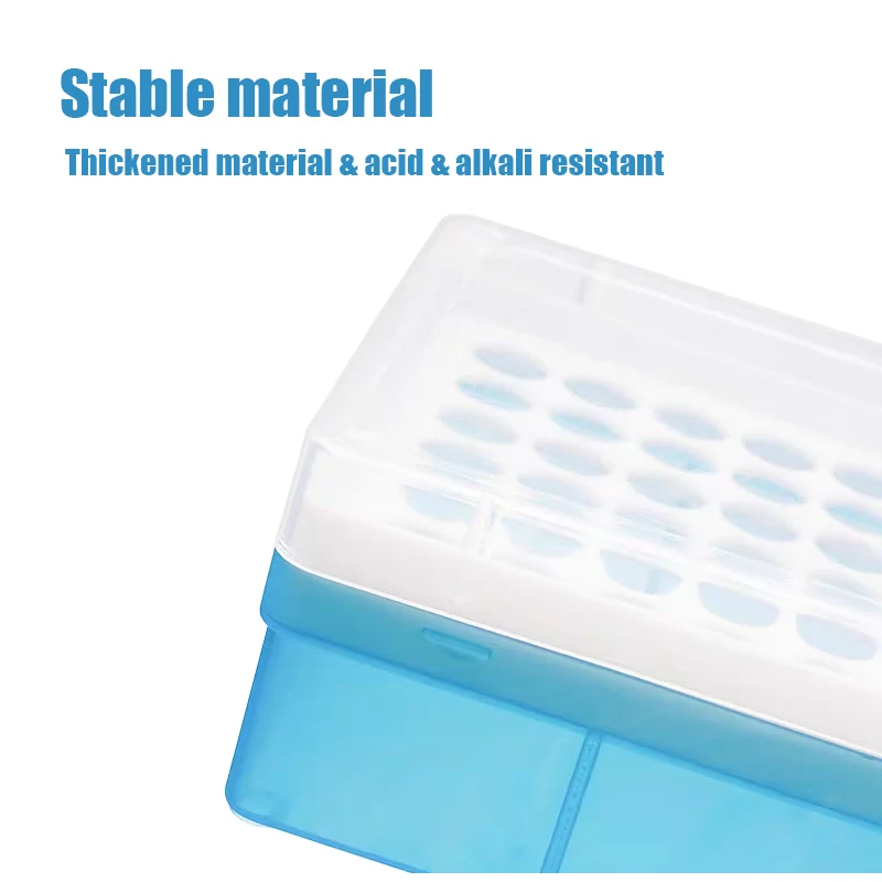 32/72/100Holes 1.5/5ML Container Tubes Boxes Plastic Holder Storage Sampling Case Bottle Lab Plastic Centrifuge Tube Storage Box plastic test tubes centrifuge tube