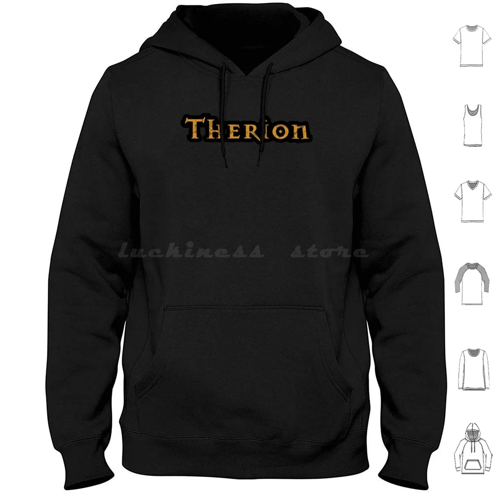 Therion Band Metal Hoodie Cotton Manica Lunga Therion Therion Band Band Logo Logo Music Album Hevy Metal Black Metal Bathory
