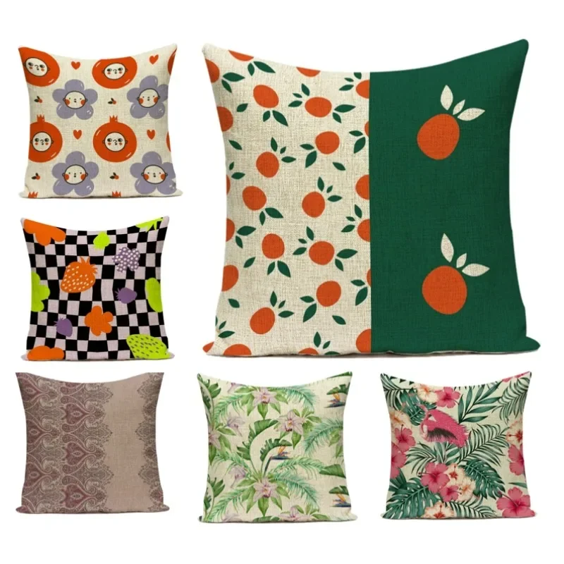 

2024 Vintage Classic Printed Double Sided Cushion Cover Stripe 45x45 Cm Home Textile Decorative Sofa Cushion DF2169