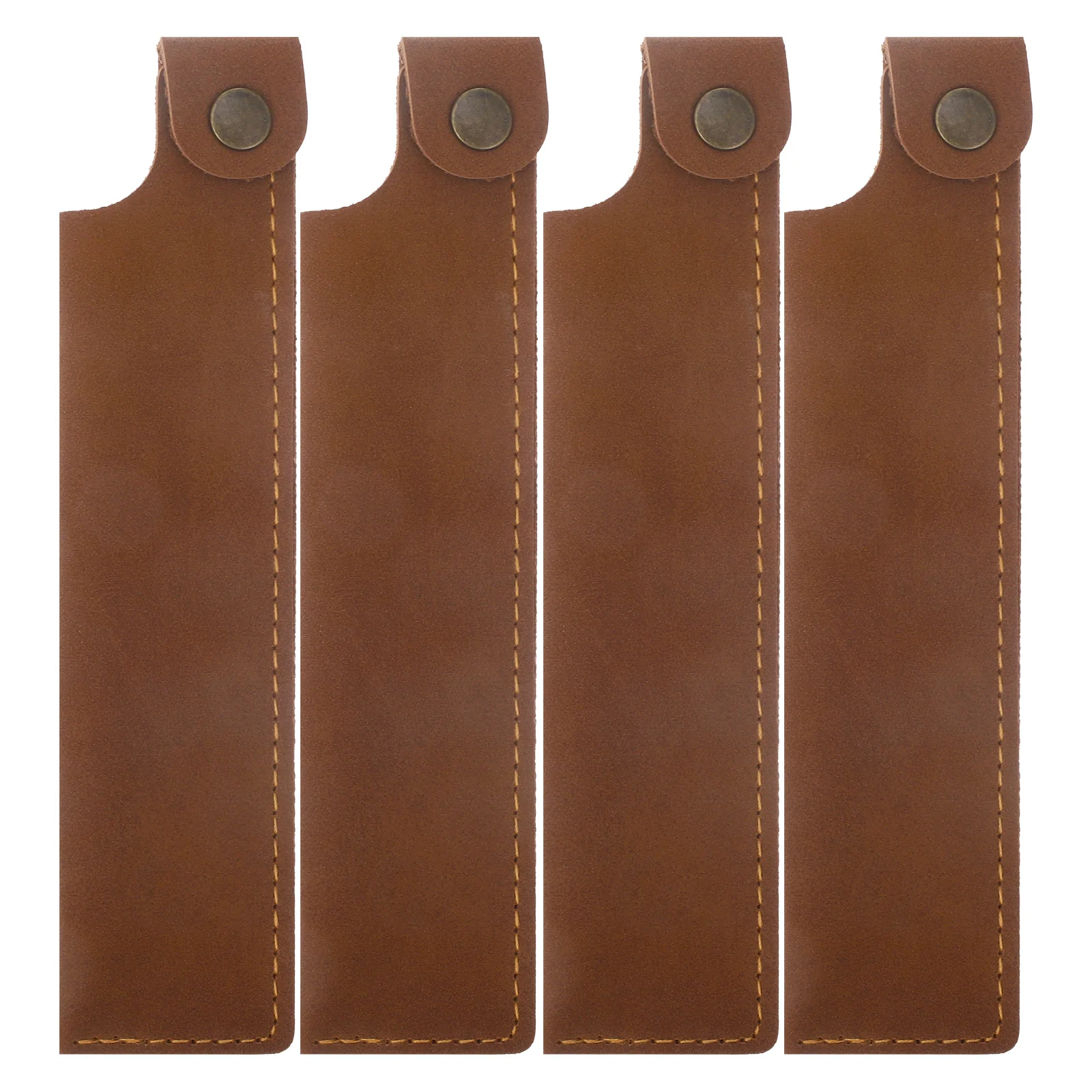 

4 Pcs Pen Case Pouch Sleeve Holder Nice European and American for Single Pu Sleeves