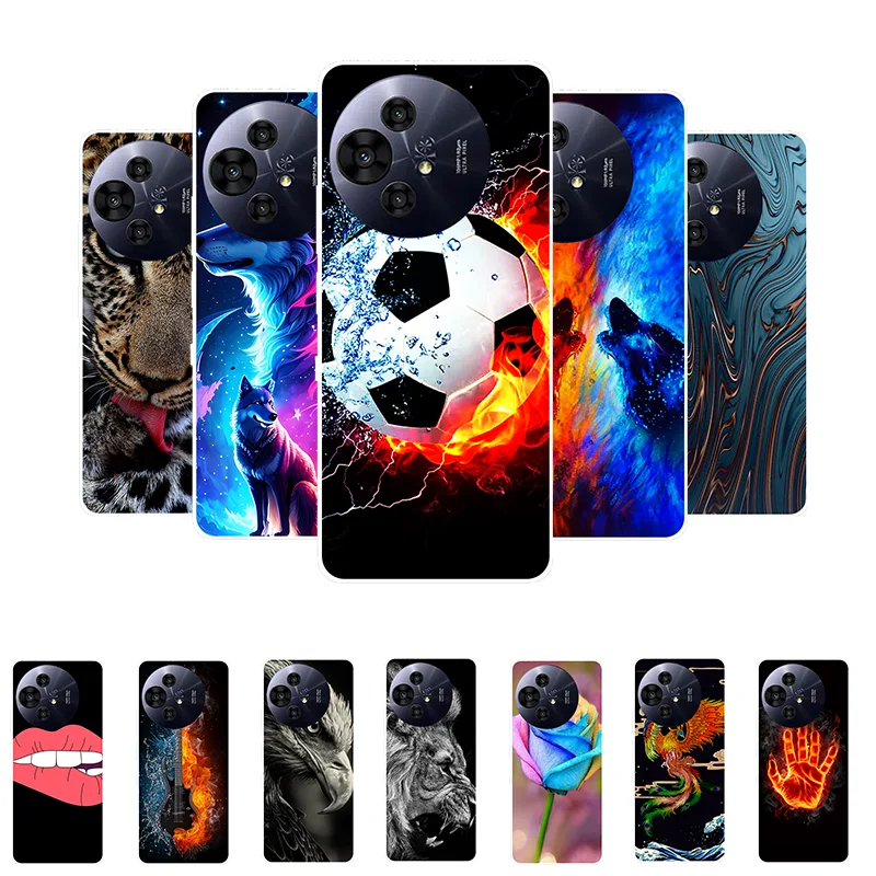 Cover per TCL 50 NxtPaper 5G/50 Pro NxtPaper 5G,con 1 Pellicola Vetro Temperato, Custodia con Protezione Fotocamera [Slidable] [Protezione Antiurto Militare] 360° Magnetica Anello Rotante Supporto