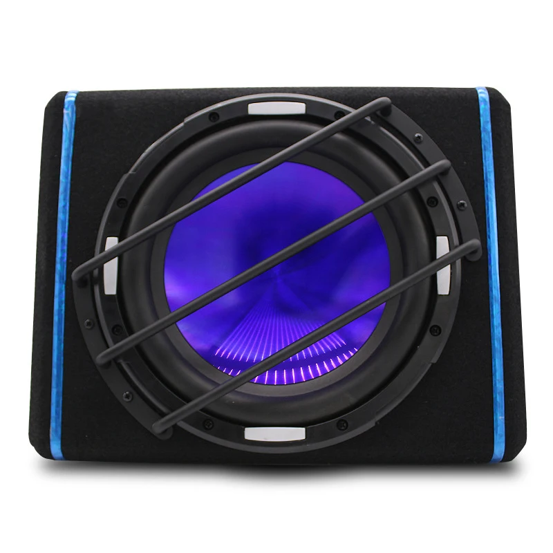 10-inch active ladder speaker, overweight car audio subwoofer, car modified high-power 12V speaker