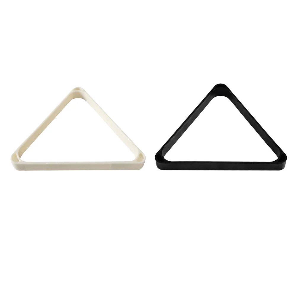 2 Pcs Triangle Billiard Frame Plastic Pool Rack Ball ganizer Sturdy Lightweight Durable Snooker Table Games Accessories