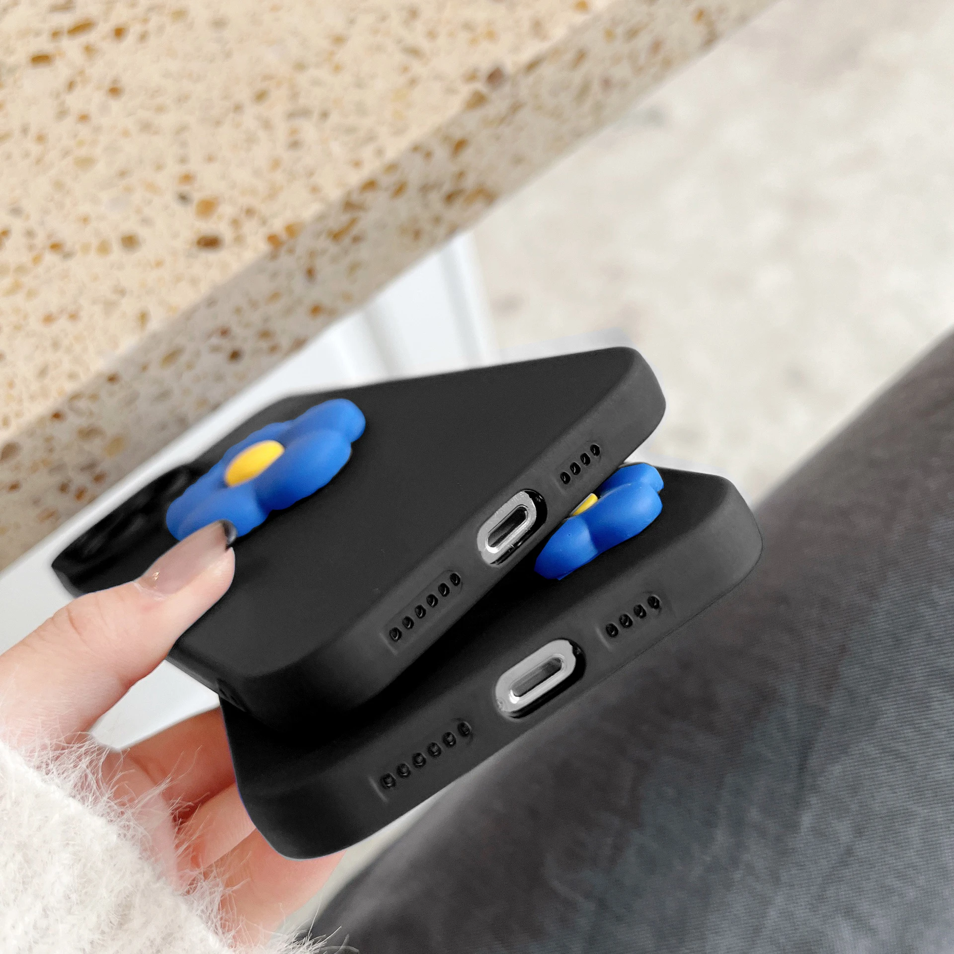 Funda Transparente Con Flores Para Google Pixel 9 Pro XL, 8A, 7A, 6, 5, 10 - Suave, Antideslizante Y Compatible Con Carga Inalámbrica