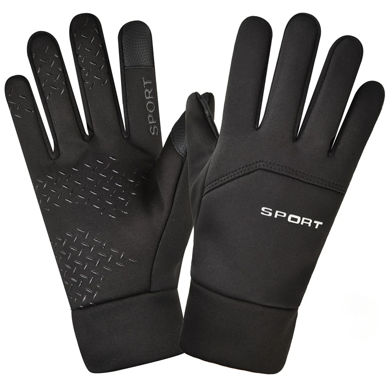Winter Outdoor Sports Running Glove Warm Touch Screen Gym Fitness Full Finger Gloves For Men Women Knitted Magic Gloves cycling gloves warm gloves full finger gloves running gloves
