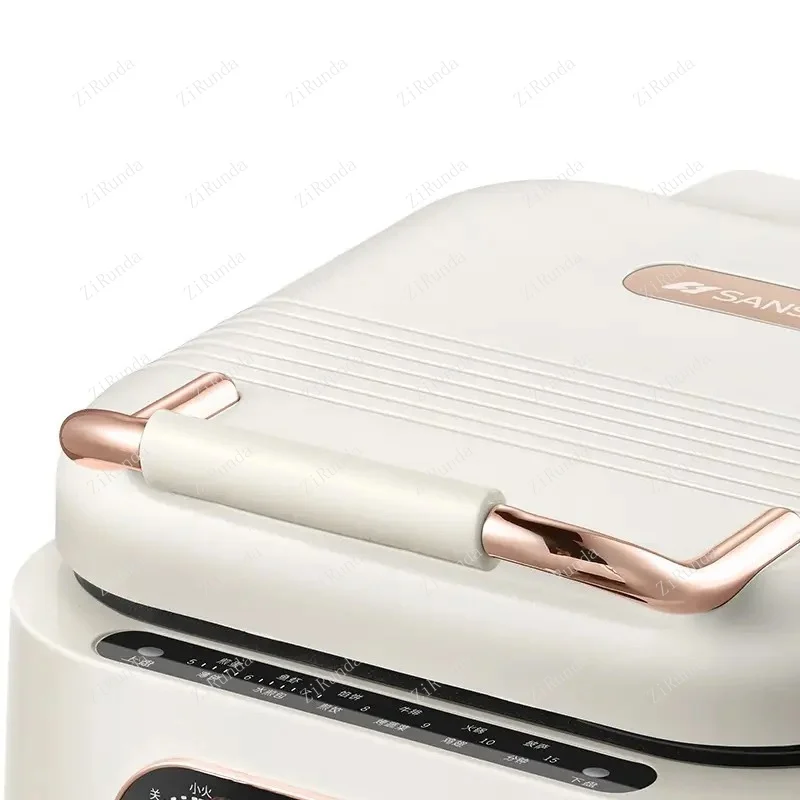 L Frying and Baking Steam Cooker Kitchen Multi-Functional Non-Stick 2.5L Electric Roaster Pan plus-Sized Deepening Pancake