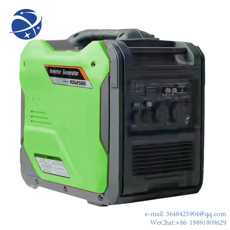 

YYHC Portable small household 5kw220V electric start digital inverter silent variable frequency gasoline generator set