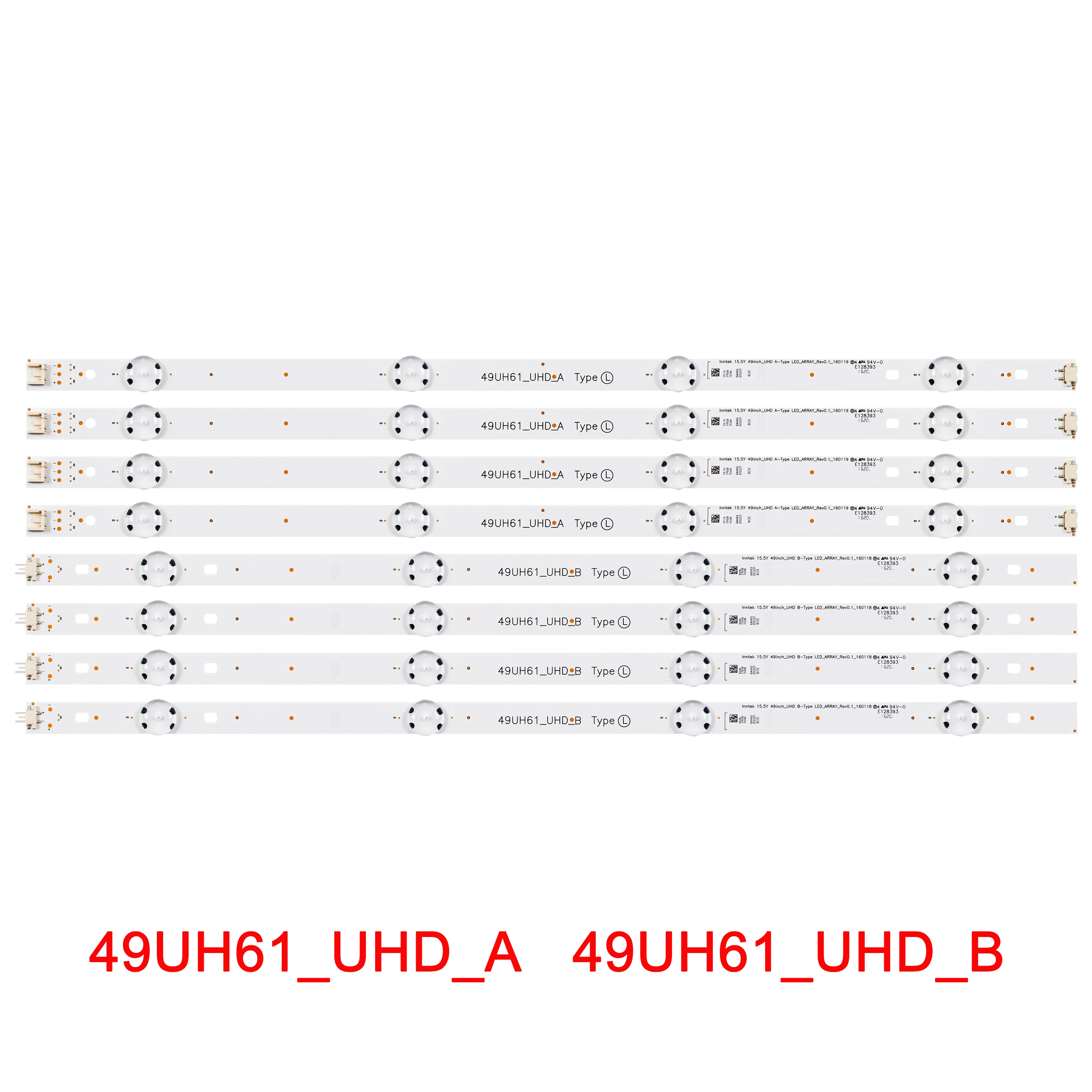 Tira Led para lg 49uh610v 49uh601v 49uh6090 49uh620v 49uh61 _ Uhd _ a 49uh61 _ Uhd _ b Hc490dgn-slnx5514x Eay63192605 Agf79082401