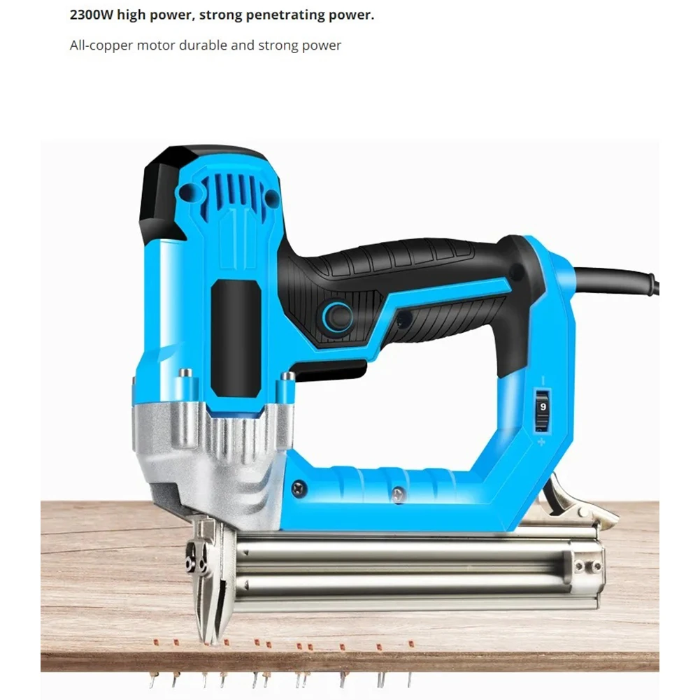 230*215mm 2300W 네일러 사용하기 쉬운 네일링 머신 구리 모터 실내 장식 도구 다양한 나무 판자에 대한 올바른 네일링 자세