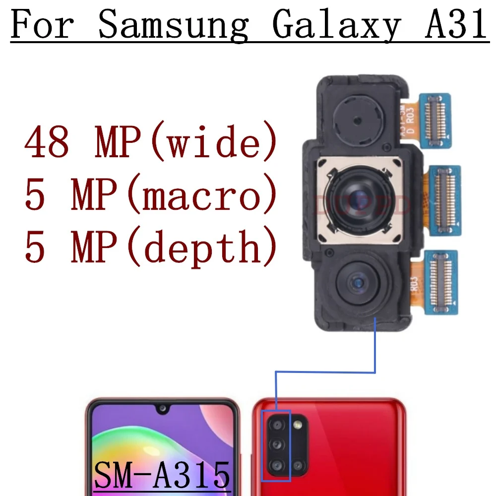 Samsung A21 Accessories In Box Задняя камера для Samsung