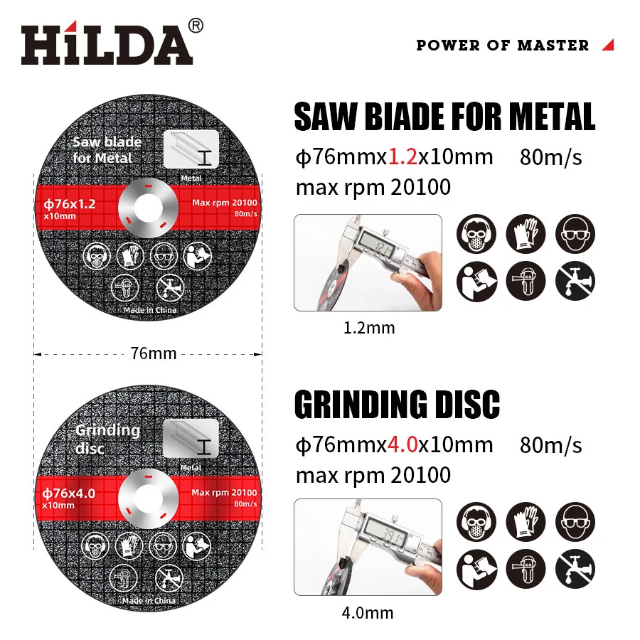 1-10PCS 76mm Saw Blade Electric Grinding Cutting Disc Rotary Tool Metal Cutter Power Tool Wood Cutting Electric Grinder Acces cutting disc cutting blade saw blade grinding disc