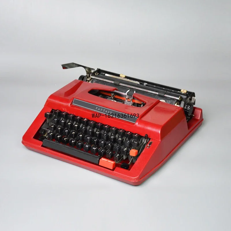 타자기 영어 기계 1980년대 일반 사용 레트로 문학 선물 중세 옛날 물건