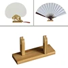 Chinese Durable Base Bamboo Folding Hand Fan Display Stand Folding Hand Fan Stand Display Holder Home Decoration 2