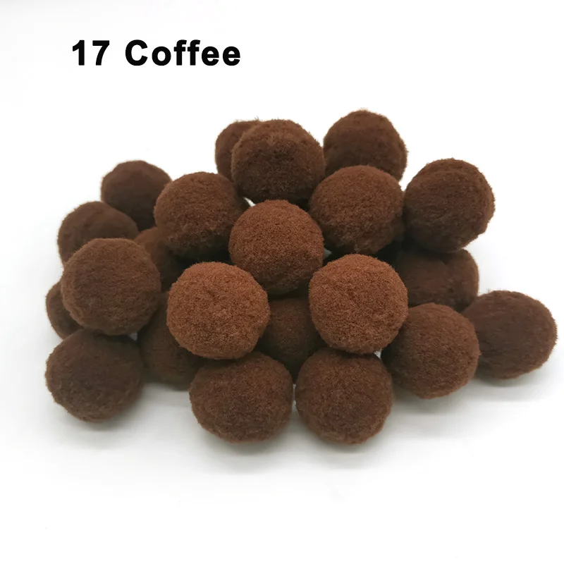 thumbnail image 1 of Mini pompones suaves y esponjosos de 8/10/15/20/25/30 mm, bolas de pompones hechas a mano, juguetes para niños, decoración de bodas y Navidad, suministros para manualidades de costura DIY, 1 of 5