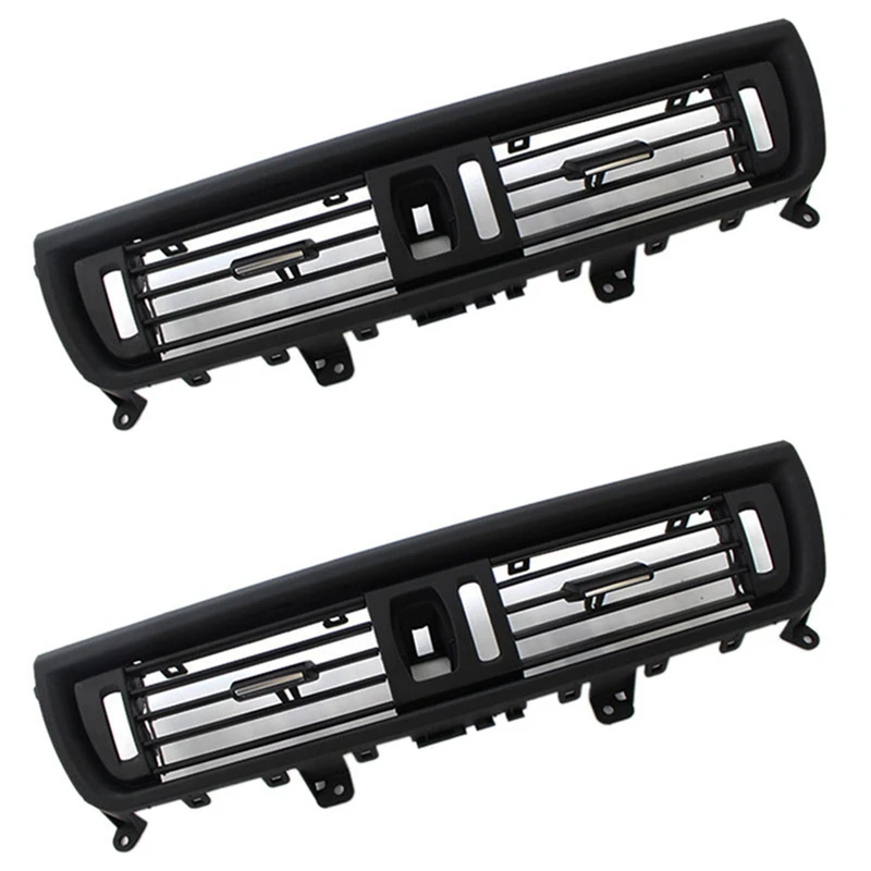 

2X Dashboard Central Air Conditioner AC Vent Grille Complete Assembly For -BMW 5 Series F10 F11 F18 64229166885