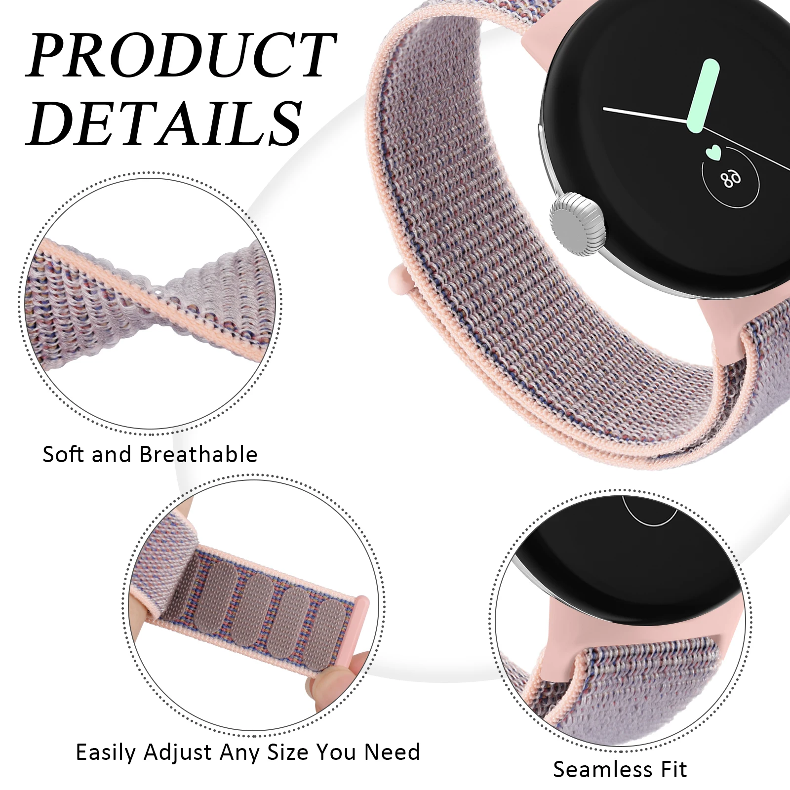 Breathable Nylon Strap Replacement Band
