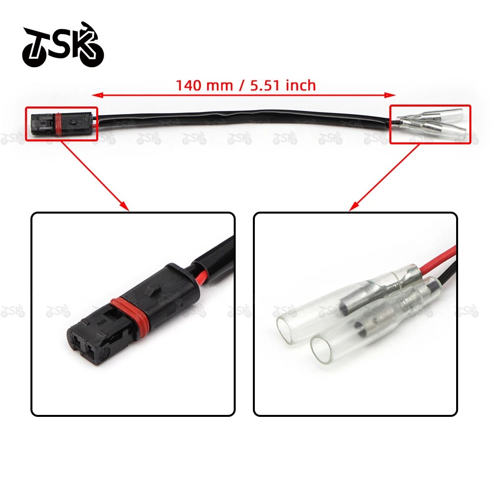 Motorcycle-Turn-Signal-Wiring-Supply-Connectors-For-BMW-Harness ...