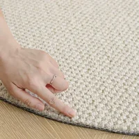 Wool Blend Round Carpet For Living Room Luxury Rugs For Bedroom Decoration Home Sofa Coffee Table Floor Mats Computer Chair Rug 1