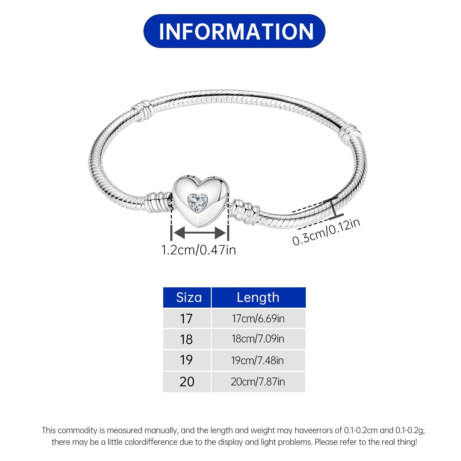 CYCUFF Neue 925 Sterling Silber Einfache Liebe Armbänder Zirkon Frauen Armband Charms Vielseitig Party Hochzeit Schmuck Zubehör – Detail 7