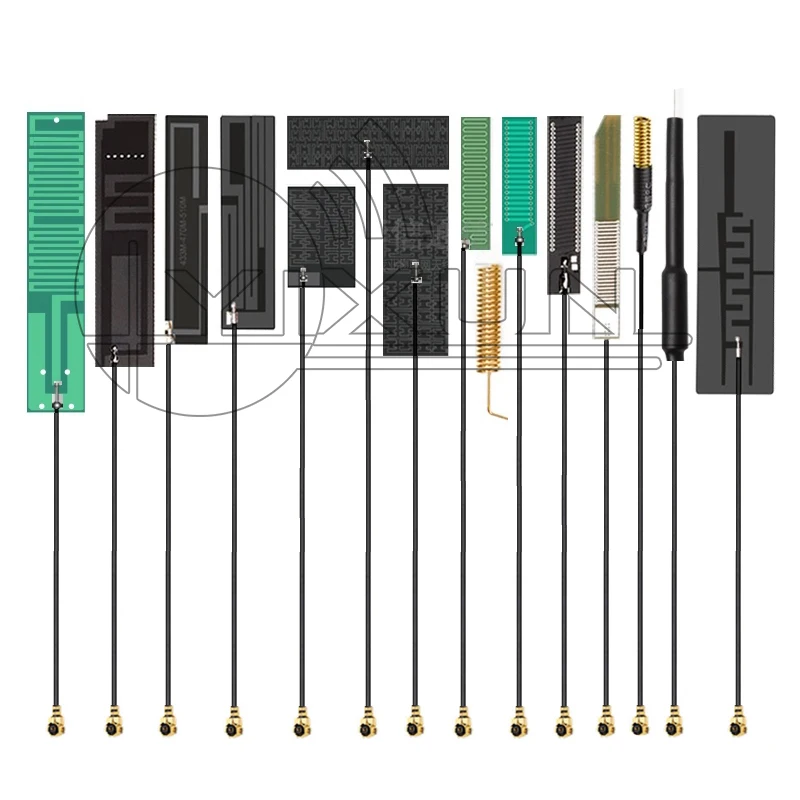 

LoRa module high gain 8dBi 433mhz built-in PCB antenna RG1.13 10cm cable FPC internal spring antenna 470mhz patch antenna ipex