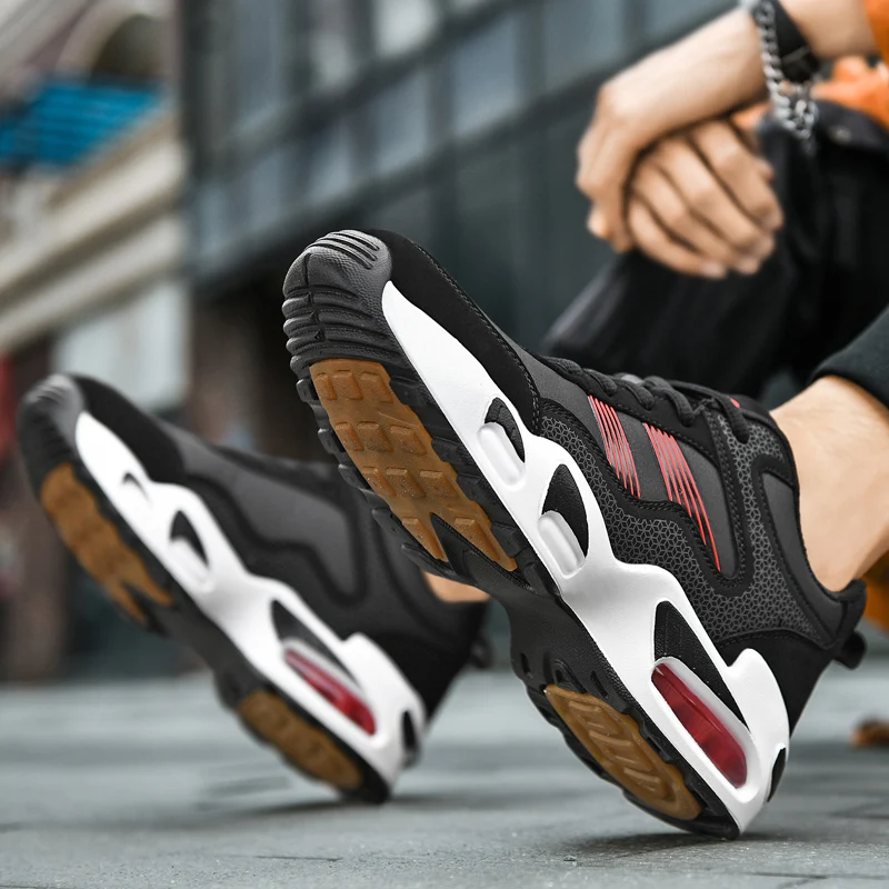 Sports Shoes Men Autumn Tennis Waterproof Leather Sneakers Non-slip Volleyball Badminton Shoes 39-47