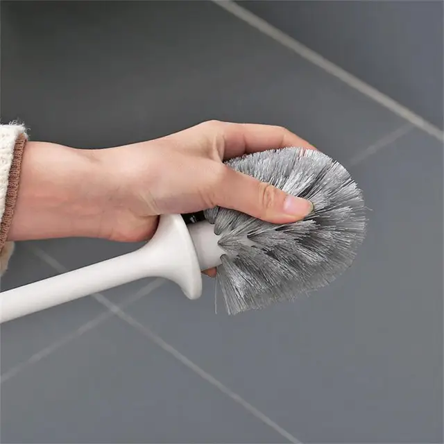 Hosszú Fogantyúk Lágy Kefe Tartós Tiszta Wc-K Tisztító Falra Szerelt Új Closeastool Fürdőszoba Kiegészítők Háztartás - Image 2