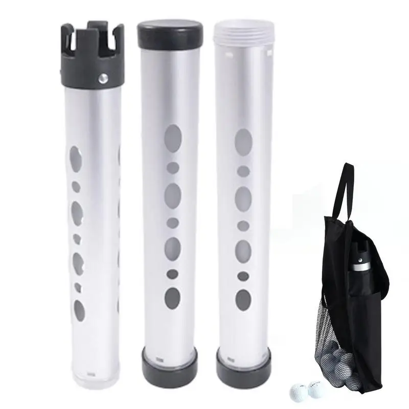 

Трубка для мяча для гольфа, профессиональный коллектор мячей для гольфа из алюминиевого сплава, захват мячей большой емкости для мячей стандартного размера, идеально подходит для