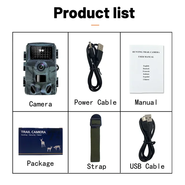 4K 30MP Hunting Trail Camera Waterproof Infrared Night Vision with 2.0 Inch Display Wildlife Monitoring Scouting Photo 2