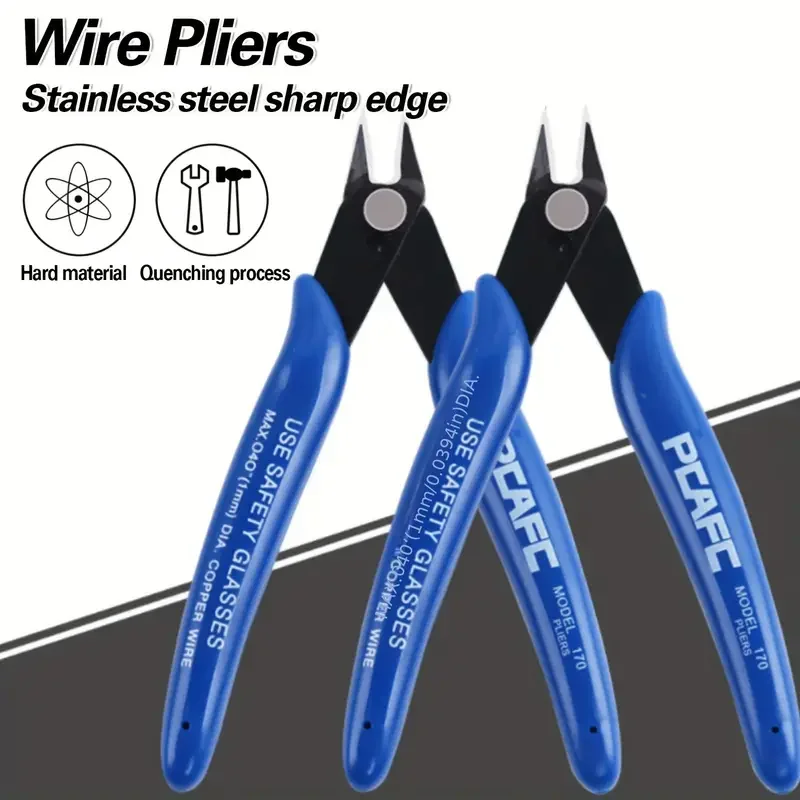 Metal side cutter precision shear electrical wire pliers tool