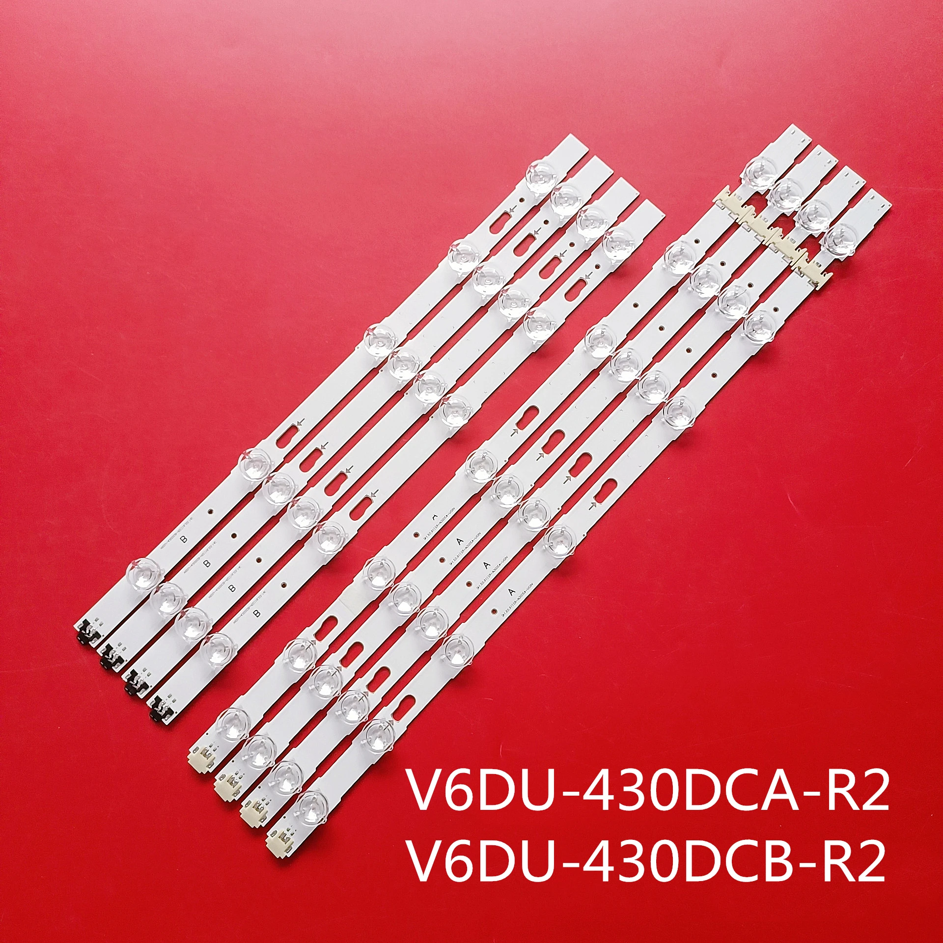 LED Strip for UE43KU6000 UE43KU7000 UE43MU6100 UE43MU6120 UE43MU7000 UE43KU6050 UE43KU6070 V6DU-430DCA-R2 V6DU-430DCB-R2