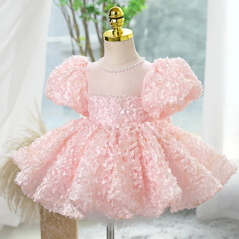 robe-de-princesse-rose-a-manches-bouffantes-pour-bebe-fille-tenue-de-bapteme-1er-anniversaire-communion