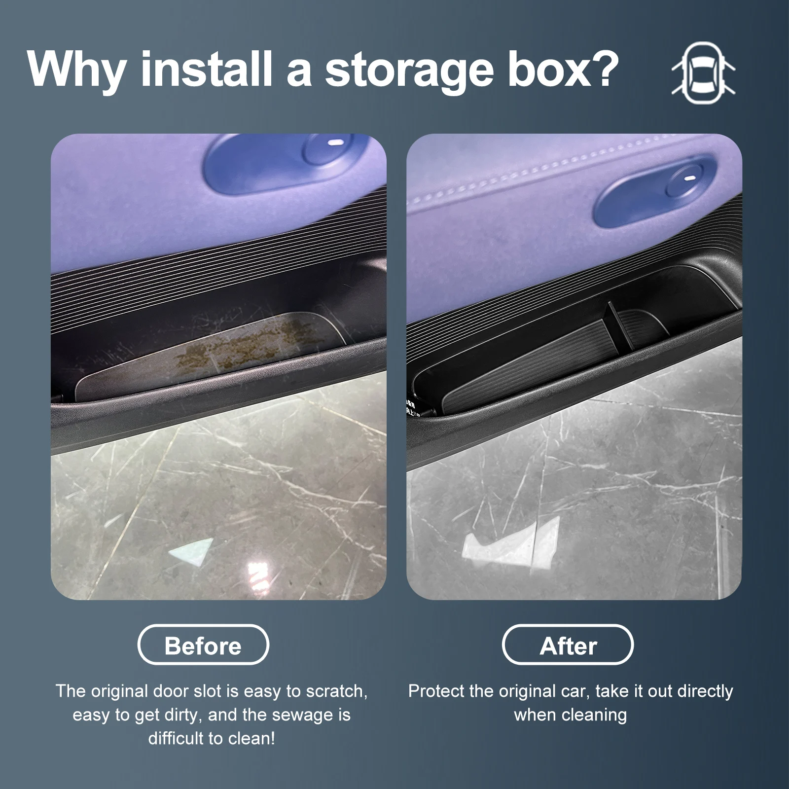Xpeng G6 Door Side Storage Box Set view 3