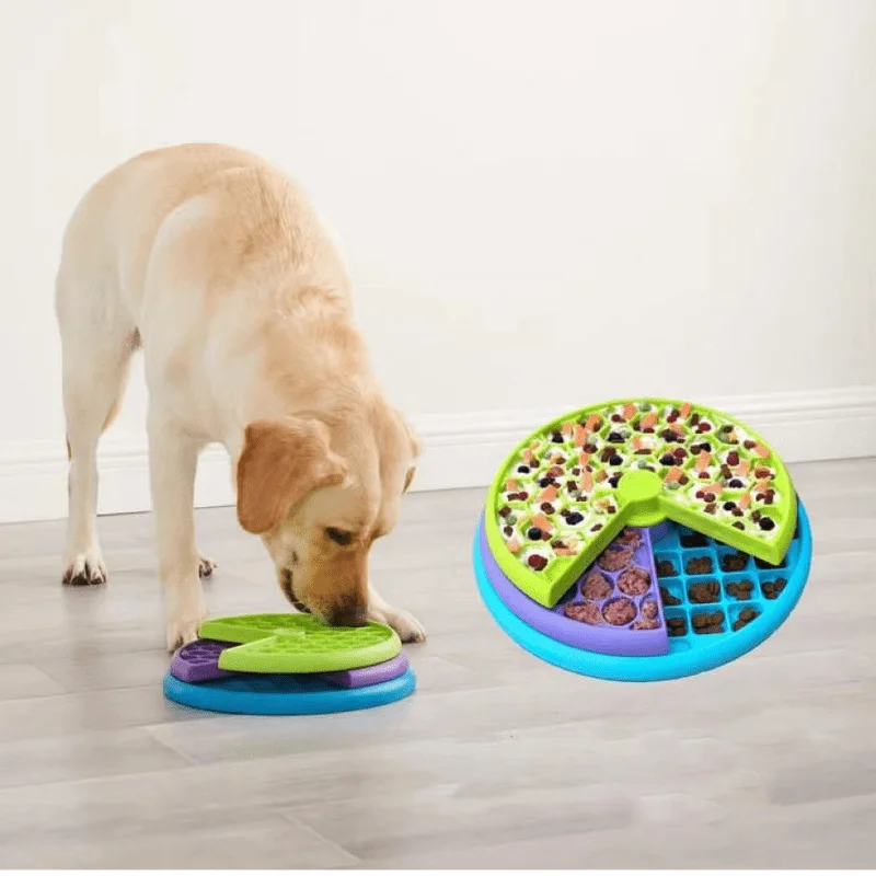 Dog Slow Feeder Chokeproof Bowl Interactive Feeding Food NonSlip