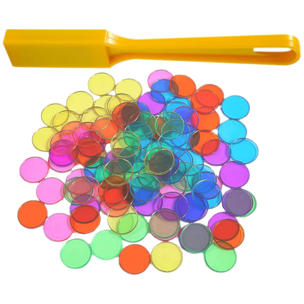 

Children's Mathematics Magnetic Rod Teaching Aids Magnetic Wand Round Chips Counting Toy Color Sorting Toy Educational Toy